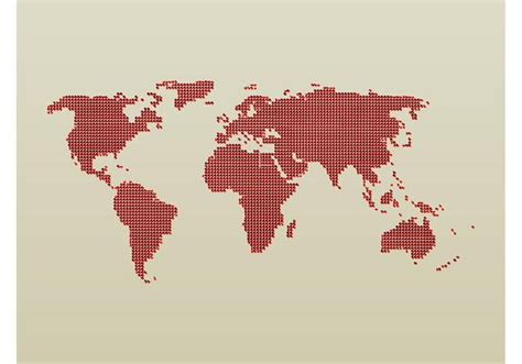 Dotted World Map Ai Vector Uidownload
