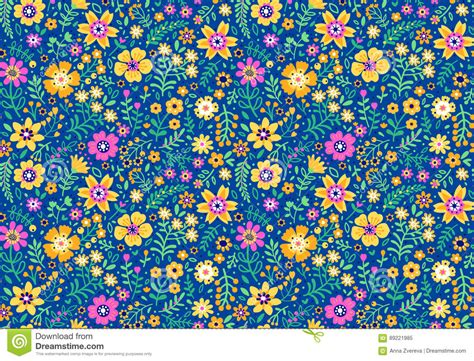 Cute Floral Pattern Stock Illustration Illustration Of Garden 89221985
