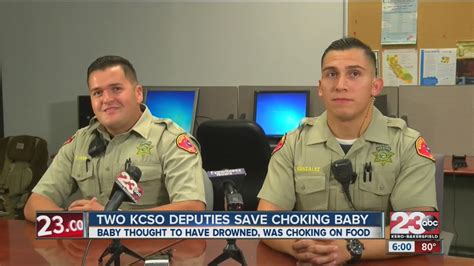 Kern County Sheriff S Deputies Save Choking Baby Youtube
