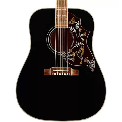 Gibson Hummingbird Sshbaeg17 Ebony Special Acoustic Electric Guitar