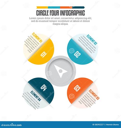 Four Infographic Design With Icons 4 Options Or 4 Steps Process