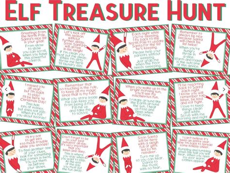 Elf On The Shelf Scavenger Hunt Free Printables Parties Made Personal