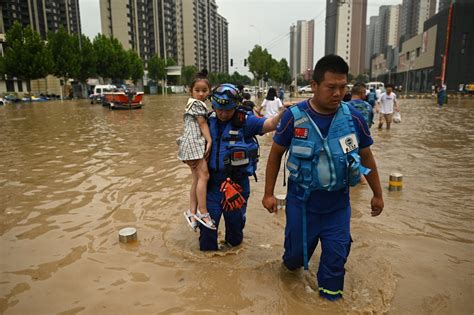 25 Killed By Central China Flooding In Worst Rains Since Records Began The Times Of Israel