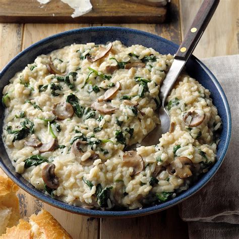 Mushroom Spinach Risotto Recipe How To Make It