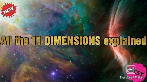 All The 11 Dimensions Clearly Explained Youtube