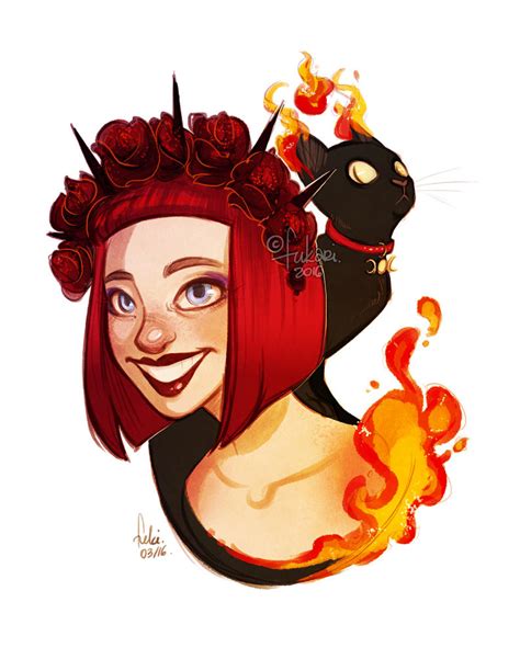 Fire Witch By Fukari On Deviantart