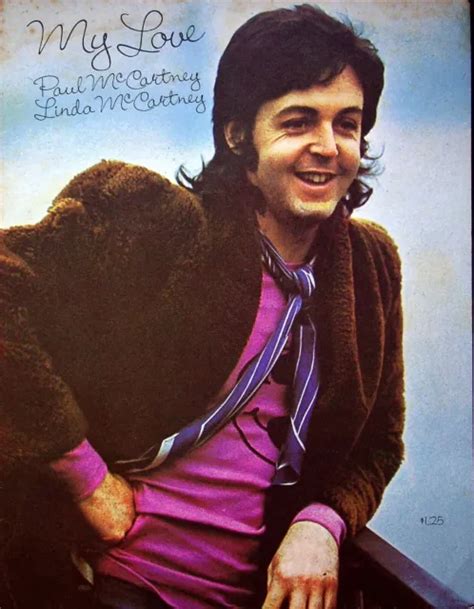 Paul Mccartney My Love Pianovocalguitarchords 1973 Music Sheets