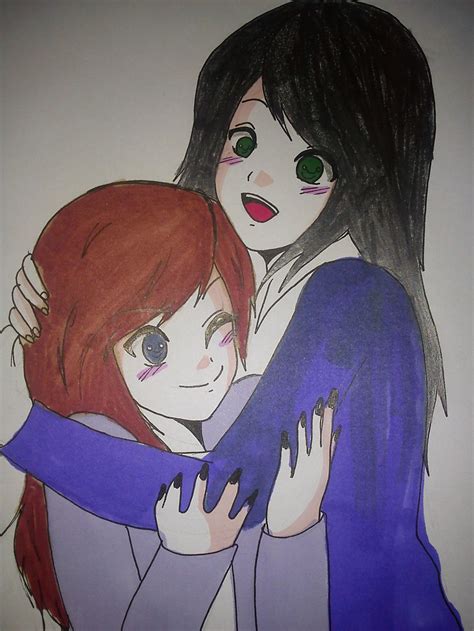 Anime Drawing Of Two Best Friends