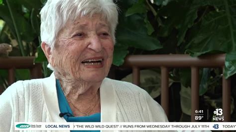 woman celebrates 100th birthday in las vegas youtube