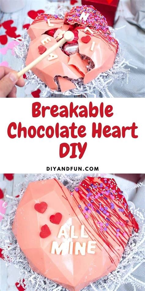 Breakable Chocolate Heart Diy Complete Instructions For How To Make An
