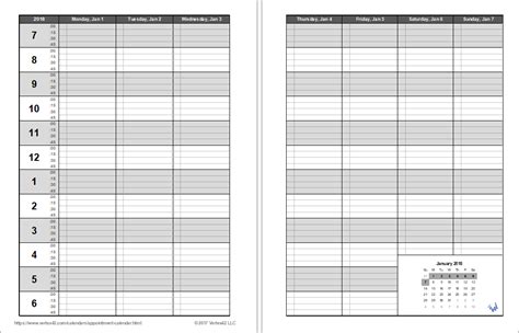 So excel provides you customized monthly appointment calendar template in which you can schedule your holidays, appointments, and projects. Appointment Book Template | printable schedule template
