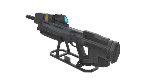 Ma40 Assault Rifle Halo 3d Print Model By Makerlab