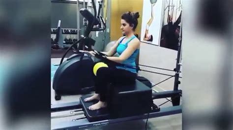 Shruti Hassan Workout In Gym Youtube