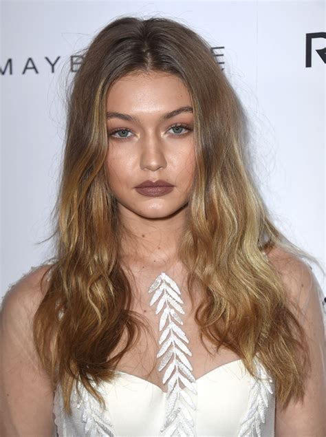 Gigi Hadid Daily Front Rows Fashion Los Angeles Awards 2016 In West Hollywood