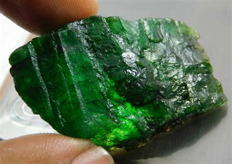 Looking Nice 53ct Natural Translucent Green Colombian Emerald Rough