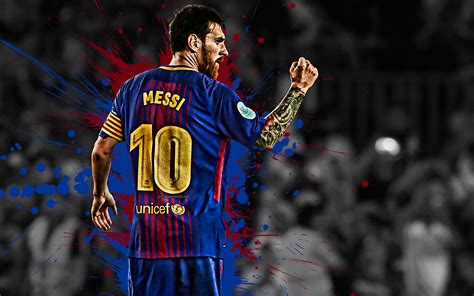Descargar Fondos De Pantalla Lionel Messi 4k Argentino Jugador De