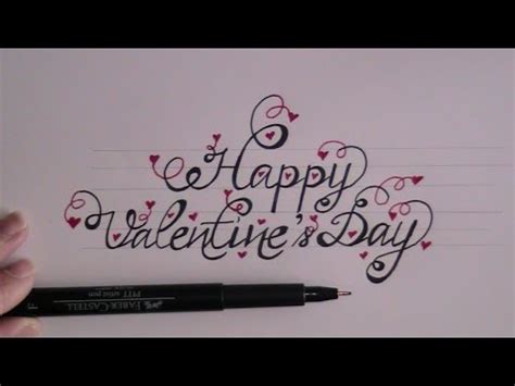 Writing in cursive is something that both graduates and students should definitely know about. how to write in cursive - fancy letters happy valentines ...