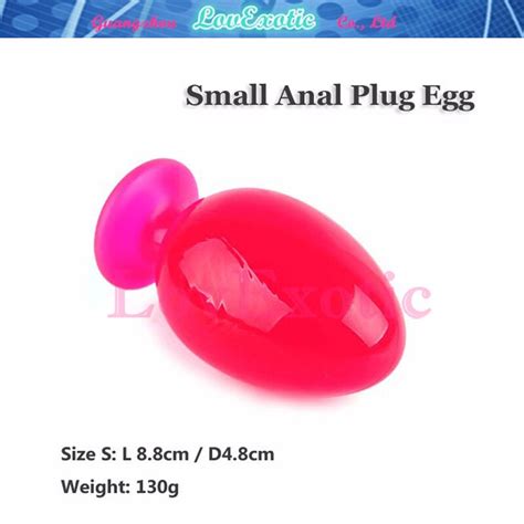Small Size Diameter48mm High Quality Anal Egg With Suction Butt