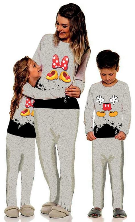 Pijama Mãe E Filhoa Minnie E Mickey 2 Peças Elo7