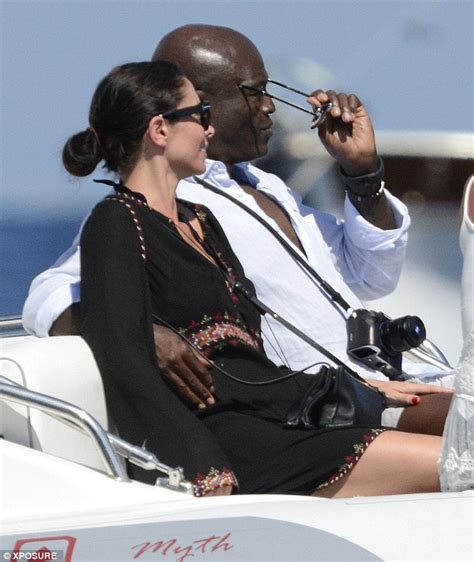 Seal And Erica Packer Snuggle Up And Share A Kiss As They Continue To Pack On The Pda During