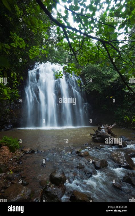 Elinjaa Falls Teil Der Wasserfälle Schaltung Auf Die Atherton