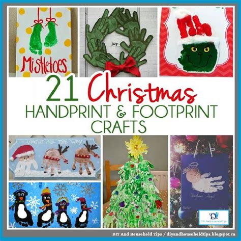 Diy And Household Tips 21 Christmas Hand And Foot Print