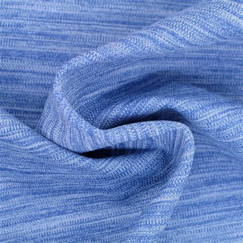 Polyester Nylon Blend Lycra Wicking Melange Fabric｜eysan Fabrics