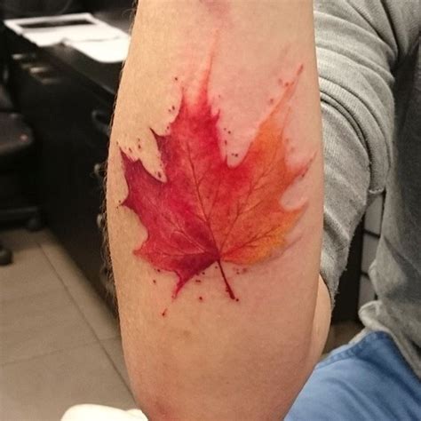 Pin By Jay Howitt On Tattoo Ideas Maple Leaf Tattoos Tattoos Autumn