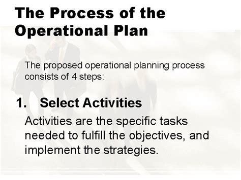 The Details Of Operational Planning