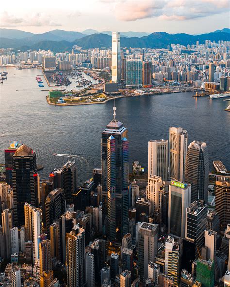 Download Hong Kong Victoria Harbour At Daytime Wallpaper