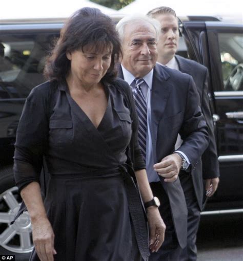 dominique strauss kahn pays tribute to wife anne sinclair as sex charges dropped daily mail online