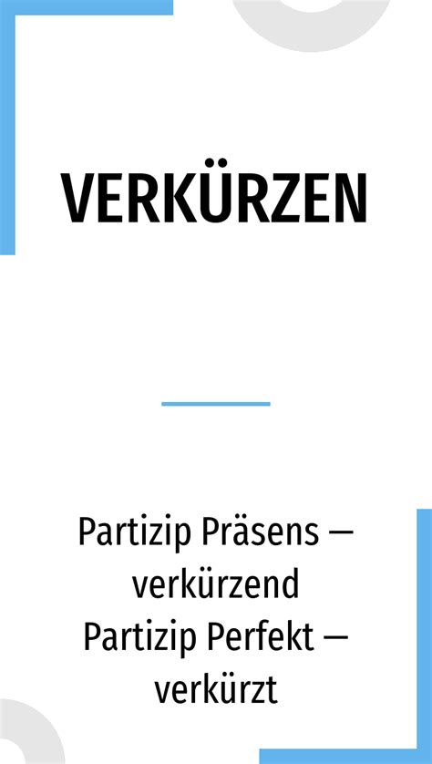 Conjugation Verk Rzen German Verb In All Tenses And Forms Conjugate