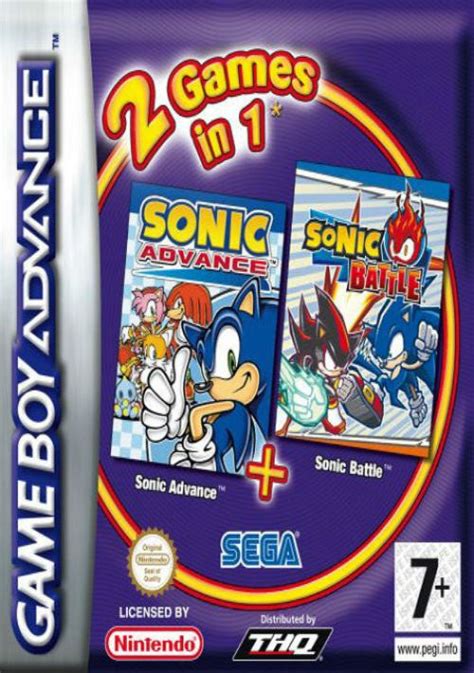 2 In 1 Sonic Advance And Sonic Battle Supplex Eu Descargar Para