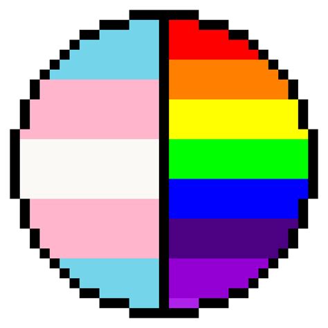 Pixilart Trans Gay Pride Colors By Flareflurryat
