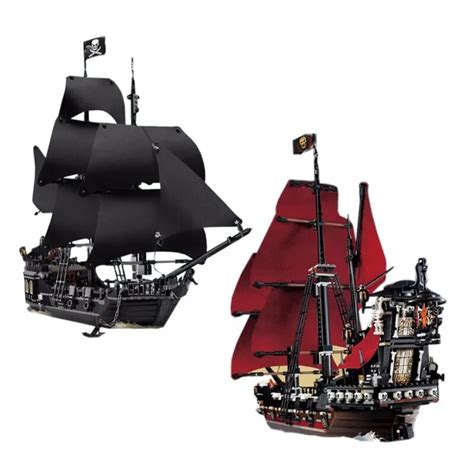 Legoments Pirates Of The Caribbean The Black Pearl Pirate Ship Model