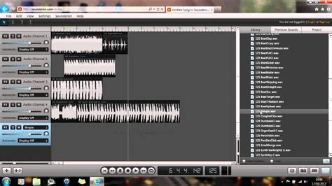How to create dance music online : Soundation so easy to use - YouTube