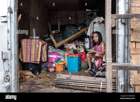 Tondo Slum Manila Philippines Bidonville Stock Photo Alamy