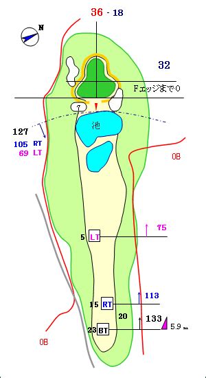 No7｜aコース（信玄）｜コース案内｜北海道鶴居村のゴルフ場 釧路風林カントリークラブ