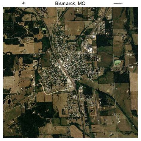 Aerial Photography Map Of Bismarck Mo Missouri