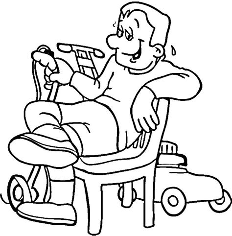 Lawn Mower Coloring Pages 🔥the Best Free Lawnmower Drawing Images