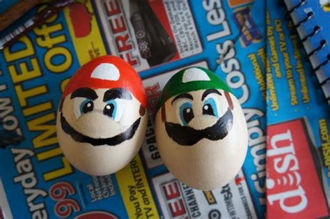 Awesome Super Mario Bros Easter Eggs Easter Crafts Preschool
