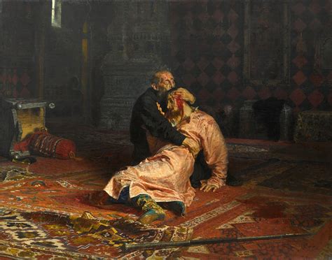 It is an 1885 painting by ilya repin, depicting tsar ivan the terrible after killing his son in a fit of rage. Most famous Russian paintings explained: 'Ivan the ...