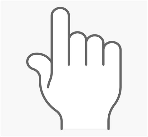 Index Finger Pointing Pointer Hand Finger Human クリック イラスト 背景 透過
