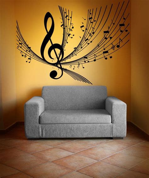 Vinyl Wall Decal Sticker Music Notes Design 1173