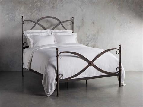 Wrought Iron Queen Bed White Hanaposy