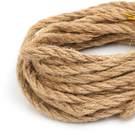 5 Meter 246mm Natural Hemp Jute Cord Rope String For Jewelry Craft