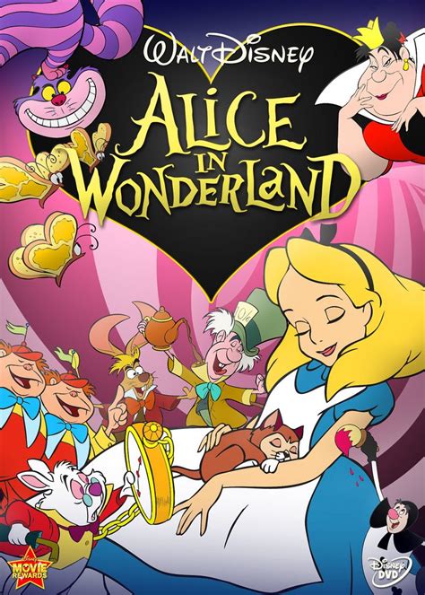 alice in wonderland dvd new disney 2010 alice in wonderland cartoon alice in wonderland