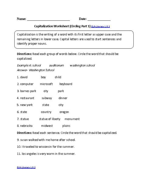 (ask) for higher and higher exam grades all the time. 8th Grade Common Core | Language Worksheets | English ...