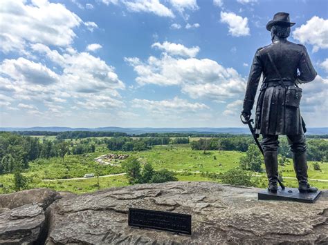 The View From Little Roundtop On Our Shenandoah And Civil War Bike Tour