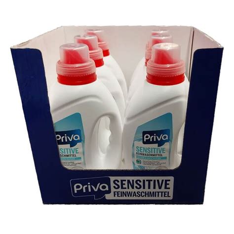 Priva Feinwaschmittel Sensitiv 37 Wl 6er Pack Von Netto Marken